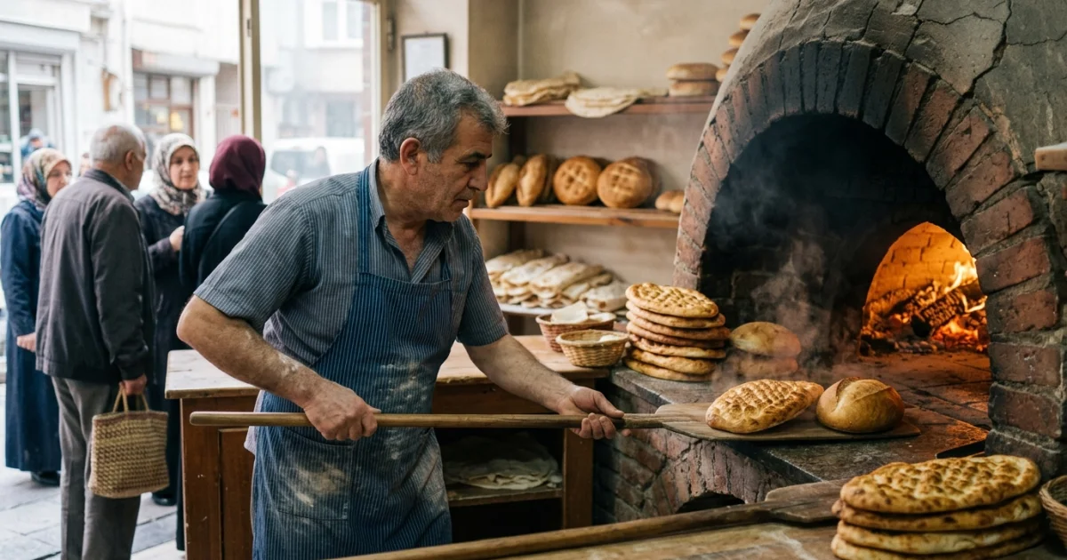 Micile brutării din Turcia: pâine, lipii și miros de cuptor cald