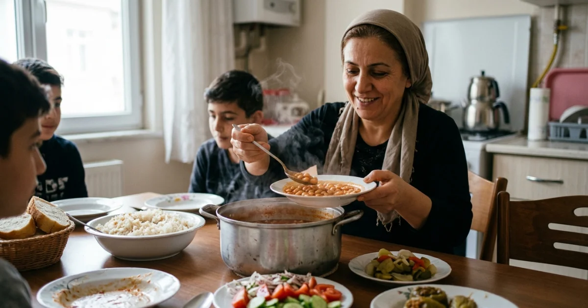 Mâncarea turcească de acasă: ce gătesc familiile când nu e sărbătoare